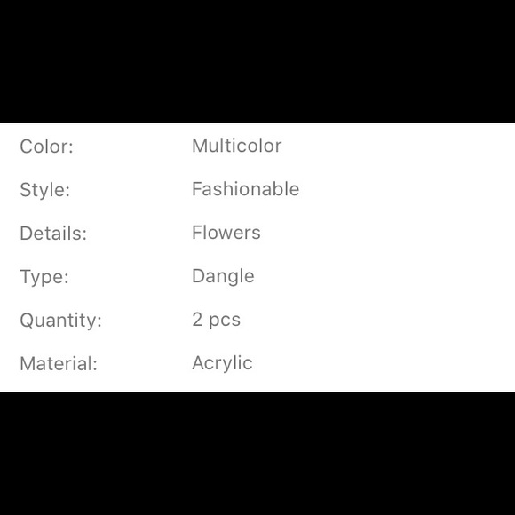 Sunflower Drop Earrings - Picture 4 of 5